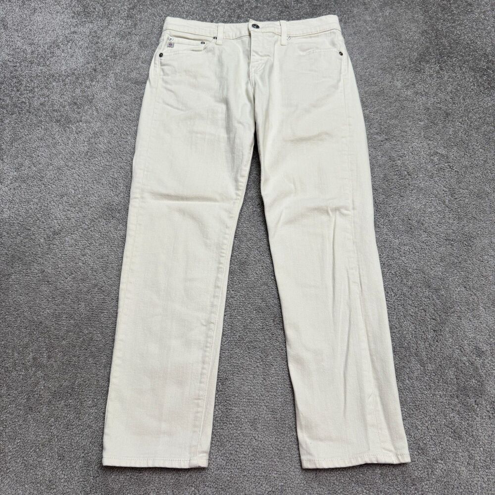 AG Adriano Goldschmied AG Ex-Boyfriend Slouchy Slim Denim Jeans Womens 28R Beige